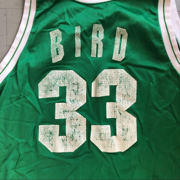Vintage Champion Larry Bird Jersey Slim Large - Picture 3 of 8